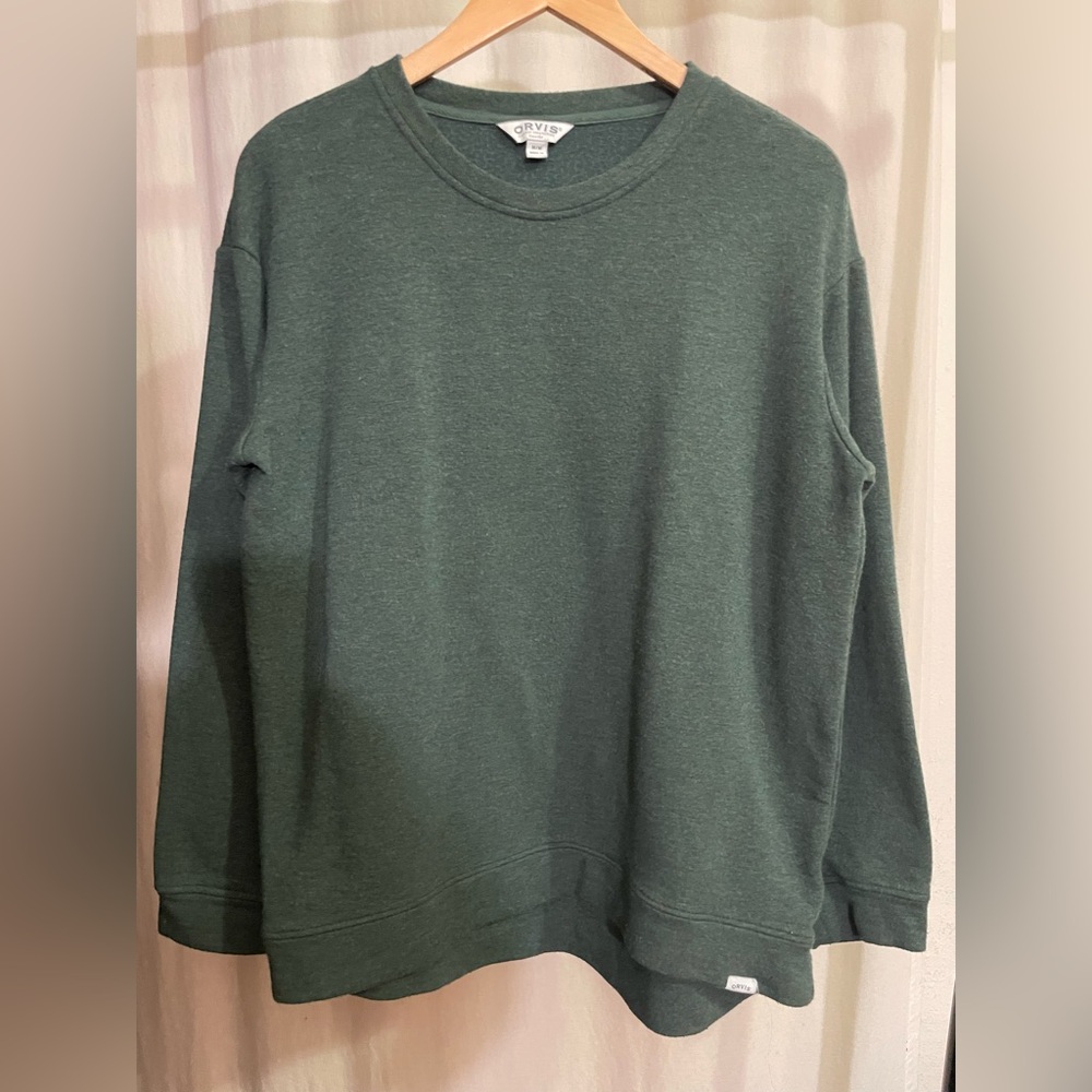 Orvis Classic Collection Dropped Shoulder Crew Neck Pullover